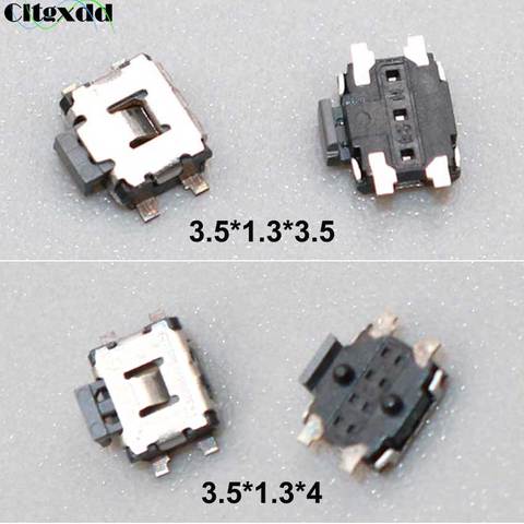 Micro interrupteur Tactile Tact, pour Sony Ericsson, Nokia, 3100 / 6300/3110C, 4Pin SMD, 3.5x1.3x3.5/4, 1 pièce ► Photo 1/6