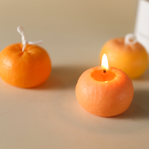 Moules en Silicone 3D Orange à faire soi-même, pour gâteaux aux fruits, aromathérapie, bougies, cuisson de desserts Mousse, ustensiles de cuisine ► Photo 1/6