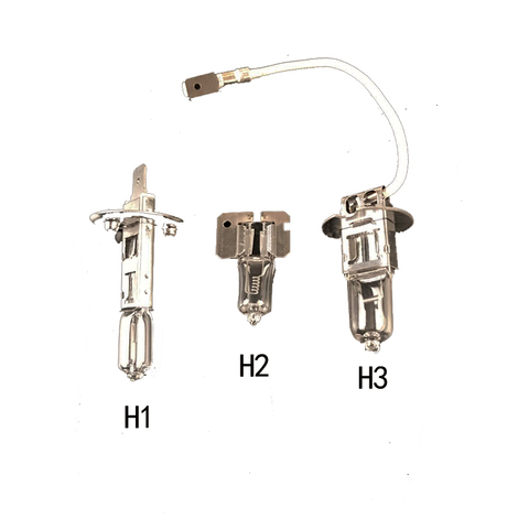 Ampoules halogènes pour phares de voiture H1 H2 H3 12V 4000K, phares antibrouillard clairs, lampe de conduite, 2 pièces ► Photo 1/6