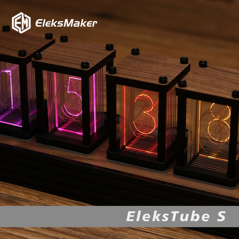 Électricien®EleksTube-Kit à 6 bits, électronique, lampes rétro lumineuses LED, analogique, Tube Nixie elekstube ► Photo 1/5