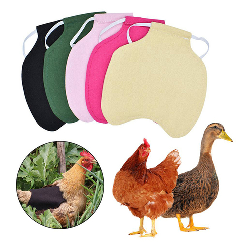 Tablier de selle pour poule et poulet, avec plumes, protecteur de dos, vestes Standard à sangle unique, gilet pour volaille ► Photo 1/6