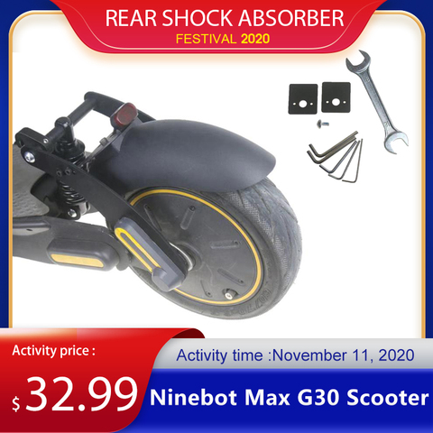 Max G30 Scooter fourche à Suspension arrière pour Ninebot Scooter électrique haute densité Tube avant Accessoires d'absorption des chocs ► Photo 1/6