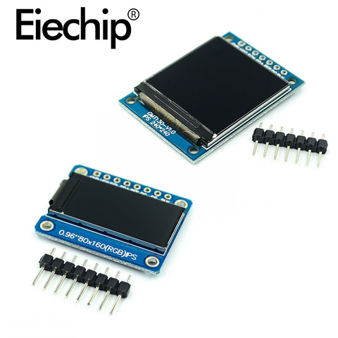 Écran LCD TFT 80x100 240x240, interface SPI, pour Adunio, écran Lcd couleur 0.91 pouces 1.3 pouces, lecteur IC St7735 St7789 ► Photo 1/5