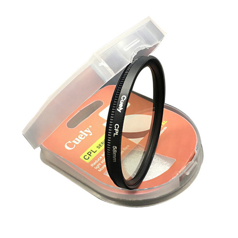 Filtre numérique CPL 37 40.5 43 46 49 52 55 58 62 67 72 77 82mm protecteur d'objectif pour canon nikon DSLR appareil photo reflex avec boîte ► Photo 1/6