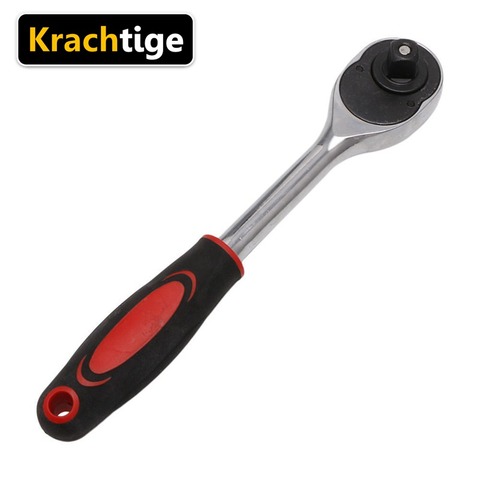 Kraichte-clé à cliquet, outil manuel professionnel, 1/4 pouces, 24 dents, à libération rapide, clé carrée, CR-V ► Photo 1/6