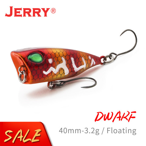 Jerry nain région truite ultra-léger Topwater Popper appâts perche basse flottant leurres 40mm 3.2g Finesse coulée Pesca matériel de pêche ► Photo 1/6