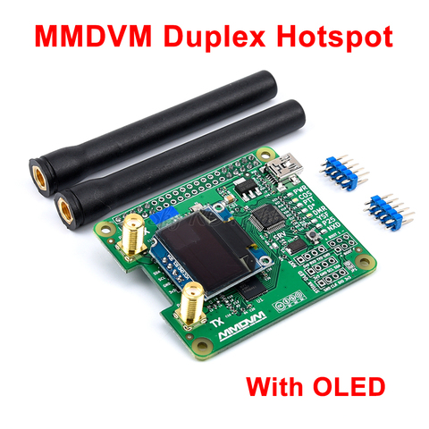 Carte Hotspot Duplex V1.3 + antenne + Support OLED P25 DMR YSF NXDN pour Raspberry pi ► Photo 1/6