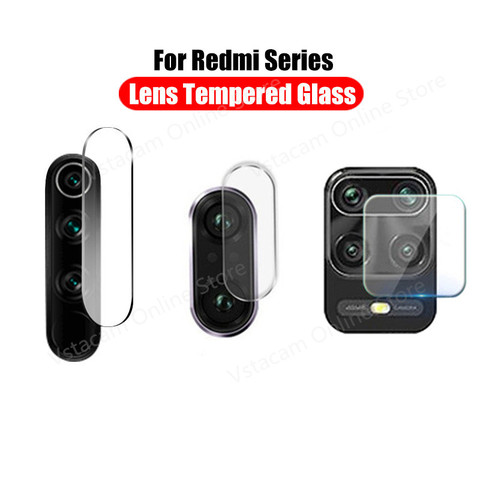Protecteur d'écran pour caméra, 2 pièces, Film arrière pour objectif d'appareil photo pour Xiaomi Redmi Note 9 S 8 7 9 Pro 9A 8 T 8A Mi Poco X3 on Redmi Note 9 S 8 T ► Photo 1/6