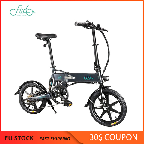 FIIDO D2S-vélo de ville électrique pliant, pneus de 16 pouces, moteur 250W, 25 km/h Max ► Photo 1/1