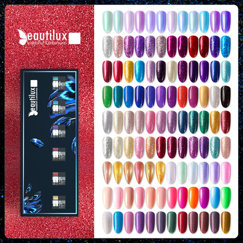 Kit de vernis à ongles Gel embellislux 6 pièces/ensemble x10ml 4D 9D caméléon oeil de chat opale Aurora licorne Gels thermiques lumineux vernis laque ► Photo 1/6