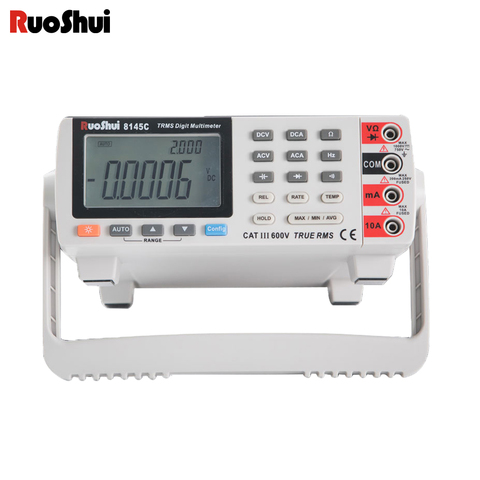 RuoShui 8145C multimètre numérique paillasse True RMS 1000V 10A testeur multimétro de bureau 22000 comptes Volt Amp Ohm capacité Hz ► Photo 1/6