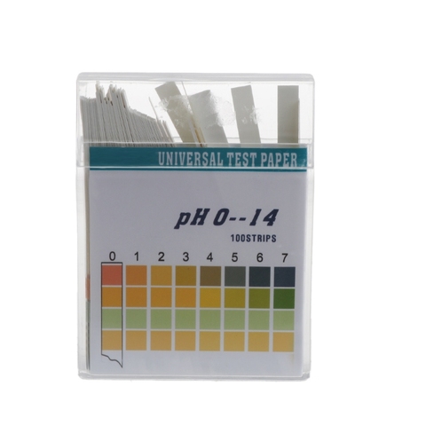 Indicateur d'acide alcalin PH 0-14, 100 bandelettes/boîte, testeur de PH, Kit de test de salive d'eau et de tournesol ► Photo 1/6