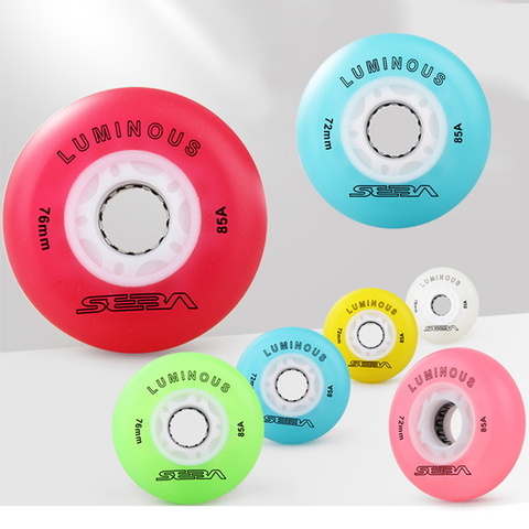 SEBA – roue lumineuse à LED, 85A, 62, 64, 68, 70, 72, 76, 80mm ► Photo 1/6