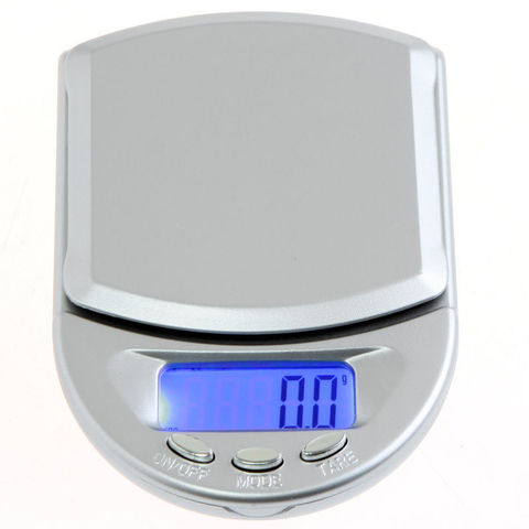 Balance numérique de poche pour bijoutiers, Mini, affichage Lcd bleu, Portable, pour peser 500G/500g, 0.1G ► Photo 1/5