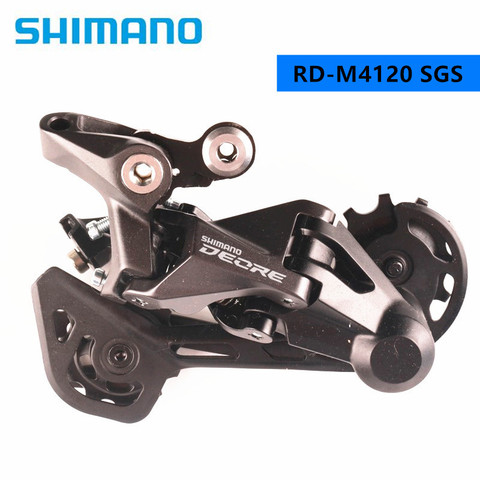 Shimano Deore-dérailleur arrière pour vélo, M6000 GS/SGS Shadow, 10 vitesses, M4120 SGS, 10/11 vitesses, longue Cage SGS ► Photo 1/6