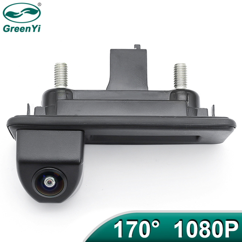 GreenYi 170 degrés 1920x1080P véhicule vue arrière caméra pour Skoda Roomster Fabia Octavia Yeti rapide superbe pour Audi A1 A4L A3 voiture ► Photo 1/6