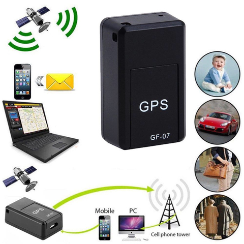 Dispositif de suivi GF07 Mini carte SIM magnétique GPS Tracker en temps réel voiture camion véhicule localisateur GSM GPRS enregistreur vocal à distance ► Photo 1/6