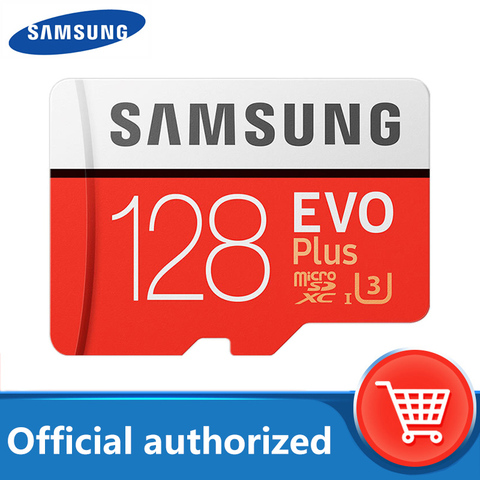 SAMSUNG carte Micro SD 128 go carte mémoire EVO Plus 128 go Class10 TF carte C10 microsd UHS-I U3 livraison gratuite ► Photo 1/6