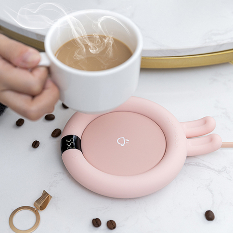 3 vie Smart Touch chauffage sous-verres ajustement 3 vitesses température constante tasse plus chaude tapis chauffant Pad chauffage rapide tasse chauffante ► Photo 1/6