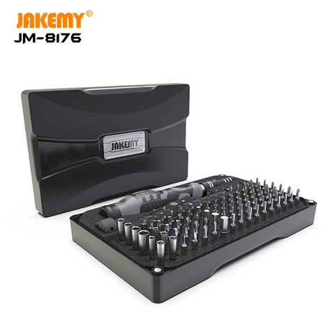 JAKEMY-jeu de tournevis de précision 106-en-1, jeu d'embouts Torx magnétiques, tournevis pour ordinateur iPhone, jeu d'outils de réparation électroniques PC ► Photo 1/6