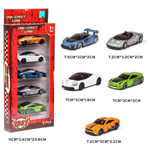 5 PIÈCES 1:64 Simulé Enfants Roues Chaudes Jouet Multi-style Roulage Mini Voiture En Alliage Modèle de Poche Pour Enfants Petite Voiture De Sport Jouets pour Enfants ► Photo 1/6