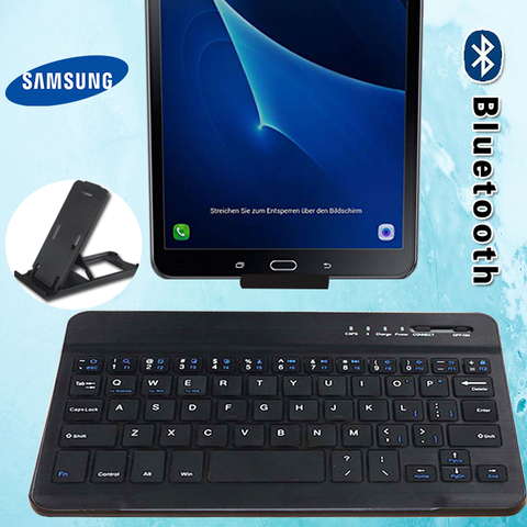 Clavier de tablette Portable sans fil Bluetooth 3.0, pour Samsung Galaxy Tab 2 7.0/Tab 3 8 pouces/Tab 4 7.0/Tab A 7.0 8.0/Tab S 8.4 ► Photo 1/6