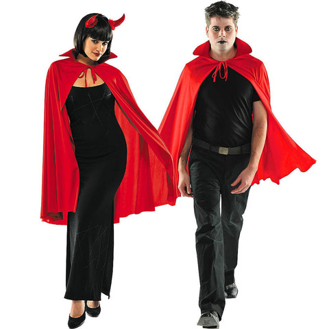 Costumes d'halloween pour adultes, Capes de Vampire, Robes à capuche, cape d'halloween pleine longueur ► Photo 1/4