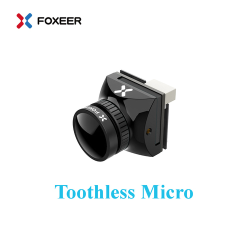 Foxeer – caméra FPV sans dents, Micro CMOS 1/2 1.7mm 1200TVL PAL NTSC 4:3 16:9, caméra FPV avec OSD 4.6-20V, Image naturelle pour Drone RC FPV ► Photo 1/6