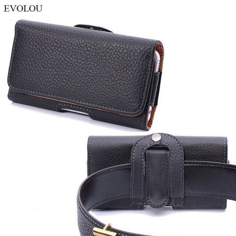 Étui de ceinture de téléphone en cuir pour Samsung A51 S20 A71 A81 A91 S10Plus A21 A31 M31 M21 pince de ceinture sac de taille magnétique Vertical étui de téléphone ► Photo 1/6