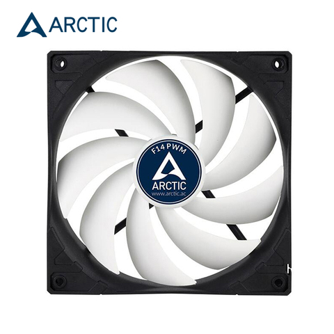 ARCTIC – ventilateur F12/14 PWM REV.2 pour boîtier d'ordinateur, mise à niveau 12CM/14CM, Port PMW 4pin, refroidisseur maître 140mm pour radiateur CPU, 120MM ,140MM ► Photo 1/5