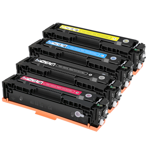 Cartouche de toner CRG 054, Compatible avec puce, 4 pièces pour CANON LBP621Cw LBP623Cdn LBP623Cdw iC MF641Cw MF643Cdw MF645Cx, 4 pièces ► Photo 1/1