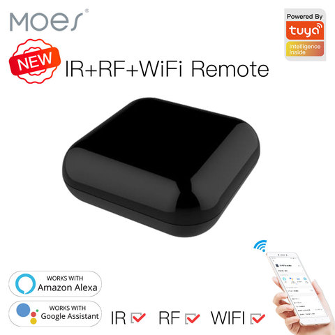 2022 nouveau WiFi RF IR télécommande universelle RF appareils appareils Tuya vie intelligente App commande vocale via Alexa Google Home ► Photo 1/6