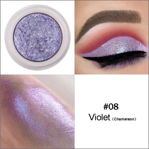 HANDAIYAN paillettes ombre à paupières 12 couleurs miroitant mat métallique oeil cosmétique pigmenté ombre à paupières Palette de maquillage grand cadeau TSLM1 ► Photo 1/6