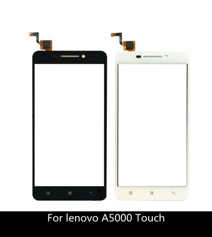 5 ''capteur d'écran tactile de téléphone intelligent pour Lenovo A5000 écran tactile numériseur panneau avant lentille en verre écran tactile + 3m autocollant ► Photo 1/1