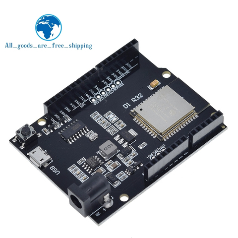 TZT pour Wemos D1 ESP32 ESP-32 WiFi Bluetooth 4 mo Flash UNO D1 R32 carte Module CH340 CH340G carte de développement pour Arduino ► Photo 1/6