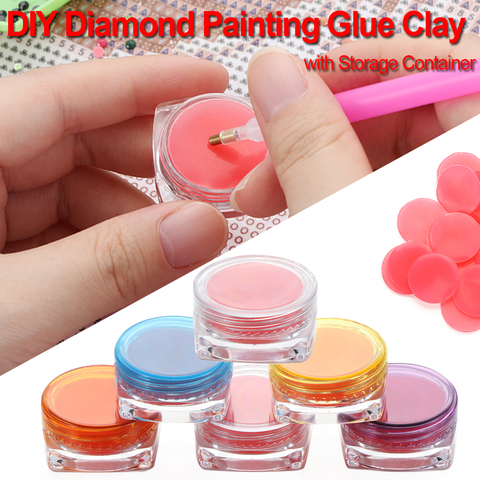 1 PC nouveau diamant peinture colle argile Point de croix broderie Point perceuse stylo collage Nail Art outil forage boue accessoires ► Photo 1/6