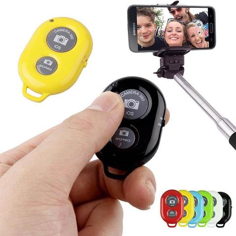 Caméra Bluetooth sans fil, télécommande obturateur de Selfie pour téléphone portable monopode télécommande Bluetooth ► Photo 1/6