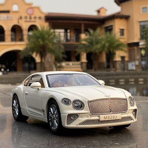 Bentley Continental GT – modèle de voiture en alliage moulé, jouet de Simulation, son et lumière, jouet de collection pour enfants, 1:24 ► Photo 1/6