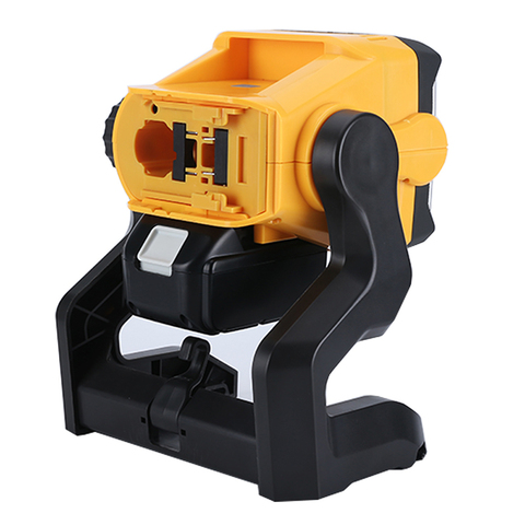 Pour DeWalt Makita Ryobi 18V 20V Led projecteur Portable Led très brillante lumière de travail Lampe Rechargeable lumière Led par batterie à outils ► Photo 1/6