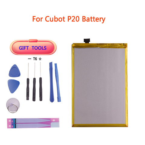 Pour Cubot X18 Plus batterie 4000mAh haute capacité remplacement batterie de secours pour Cubot X19 Cubot P20 batterie téléphone outils gratuits ► Photo 1/3