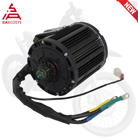 Nouveauté QSMOTOR QS138 4000W 90H 7500W 72V 100KPH IPM PMSM moteur d'entraînement moyen pour moto électrique adulte tout-terrain Dirtbike ► Photo 1/6