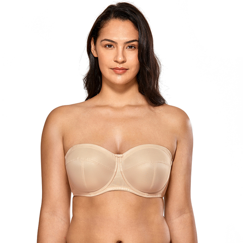 Bonnet souple à armatures femme soutien gorge sans bretelles Convertible Ultra maintien ► Photo 1/6