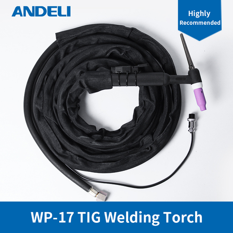 ANDELI – pistolet de soudage TIG WP-17 4m, pour Machine à souder TIG ► Photo 1/4