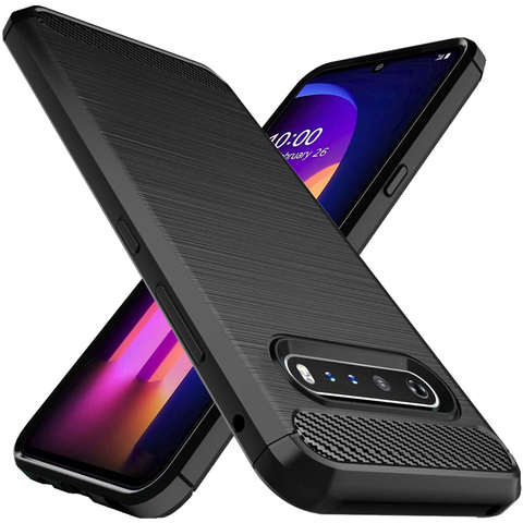 Pour LG G8X ThinQ G8 G6 G7 ThinQ V30 V40 Q6 Étui Mince En Silicone Souple De Protection Antichoc Étui Pour LG Q6 Q7 Plus G6 K51 K61 Q51 Q8 ► Photo 1/6