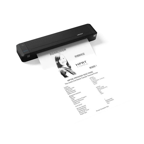 Mini imprimante Portable A4 à transfert thermique, Bluetooth, USB, imprimante domestique avec batterie intégrée, pour imprimer à tout moment ► Photo 1/6