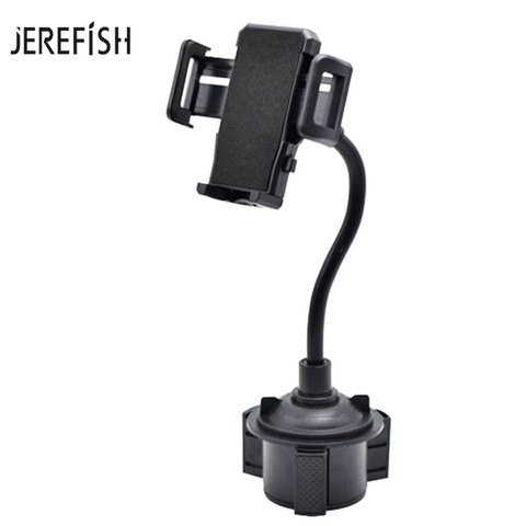 Support de verre de voiture universel pour téléphone Support de montage de porte-bouteille de boisson réglable pour accessoires de téléphone portable Smartphone ► Photo 1/6