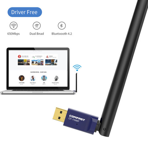 Adaptateur Wifi USB Antenne Wifi Carte adaptateur USB Adaptateur Wi-fi  Pilote gratuit Ethernet Carte réseau sans fil