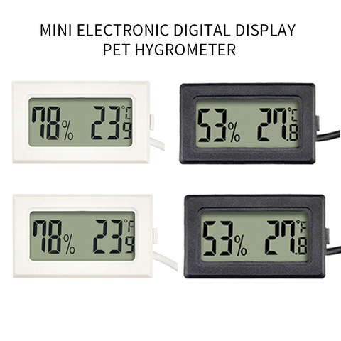 Mini capteur de température d'intérieur LCD numérique, pratique, capteur d'humidité, thermomètre, hygromètre ► Photo 1/6