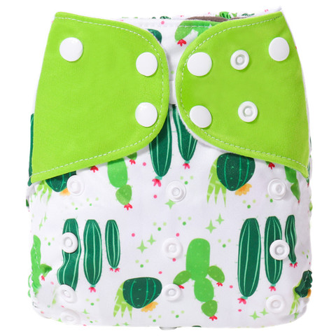 [Simfamily] – couche-culotte en tissu réutilisable pour bébé de 0 à 3 ans, imperméable et ajustable, avec impression numérique, pour bébé de 3 à 15kg, 1 pièce ► Photo 1/6