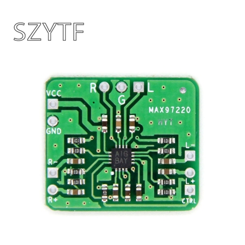 Carte d'amplificateur HiFi, sortie asymétrique, tournant différentiel, entrée MAX97220, 2.5 ~ 5.5V ► Photo 1/2